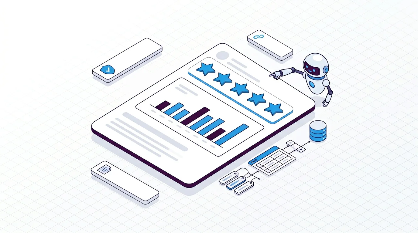 AI 回答に信頼度評価と根拠引用が付く様子